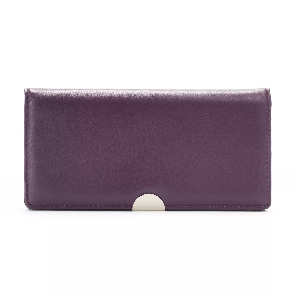 Sonoma Goods For Life® Lambskin Leather RFID-Blocking Slim Clutch Wallet - Image 2