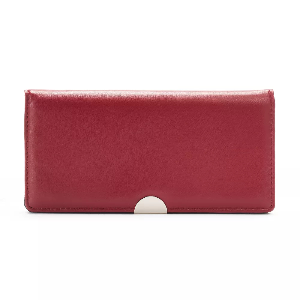 Sonoma Goods For Life® Lambskin Leather RFID-Blocking Slim Clutch Wallet - Image 3