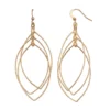 Sonoma Goods For Life™ Nickel Free Triple Marquise Drop Earrings