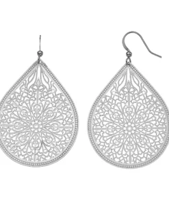 Sonoma Goods For Life® Filigree Teardrop Earrings