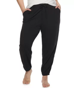 Plus Size Sonoma Goods For Life® Elastic Hem Essential Pajama Pants
