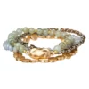 Sonoma Goods For Life® Gold Tone & Gray Tones Beaded Stretch Bracelet Set
