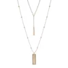 Sonoma Goods For Life® Rectangle Pendant High-Low Necklace