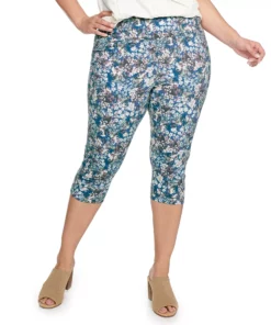 Plus Size Sonoma Goods For Life® Knit Capri Leggings
