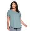 Plus Size Sonoma Goods For Life® Supersoft Short Sleeve Top