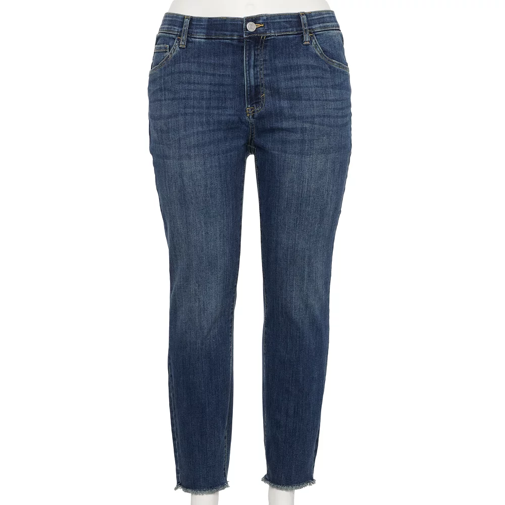 Plus Size Sonoma Goods For Life® Premium Mid-Rise Skinny Jeans - Image 5