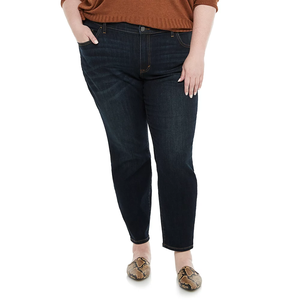 Plus Size Sonoma Goods For Life® Premium Mid-Rise Skinny Jeans - Image 3