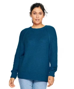 Women's Sonoma Goods For Life® All Over Stitch Crewneck Sweater