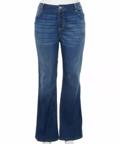 Plus Size Sonoma Goods For Life® Favorite Midrise Bootcut Jeans