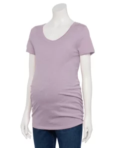 Maternity Sonoma Goods For Life® Essential Scoopneck Tee