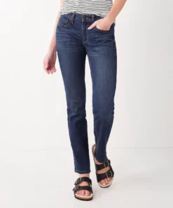 Petite Sonoma Goods For Life® Midrise Straight-Leg Jeans