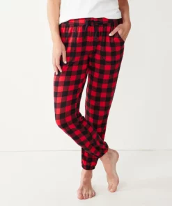 Women's Sonoma Goods For Life® Snit Banded Bottom Pajama Pants