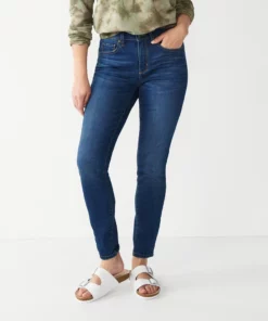 Petite Sonoma Goods For Life® High-Waisted Curvy Skinny Jeans