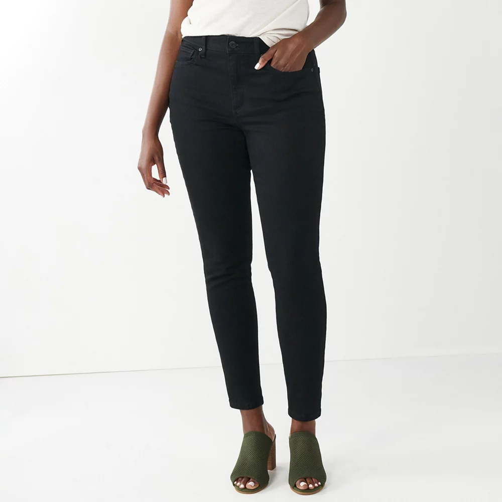 Petite Sonoma Goods For Life® High-Waisted Curvy Skinny Jeans - Image 5