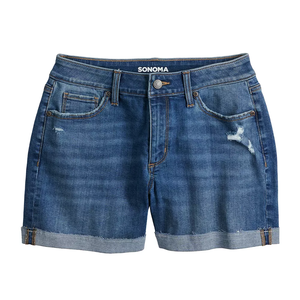 Women's Sonoma Goods For Life® High-Waist 5" Jean Shorts - Image 12