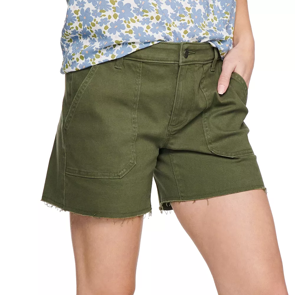 Women's Sonoma Goods For Life® High-Waist 5" Jean Shorts - Image 4