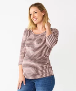 Maternity Sonoma Goods For Life® Essential Scoopneck Tee