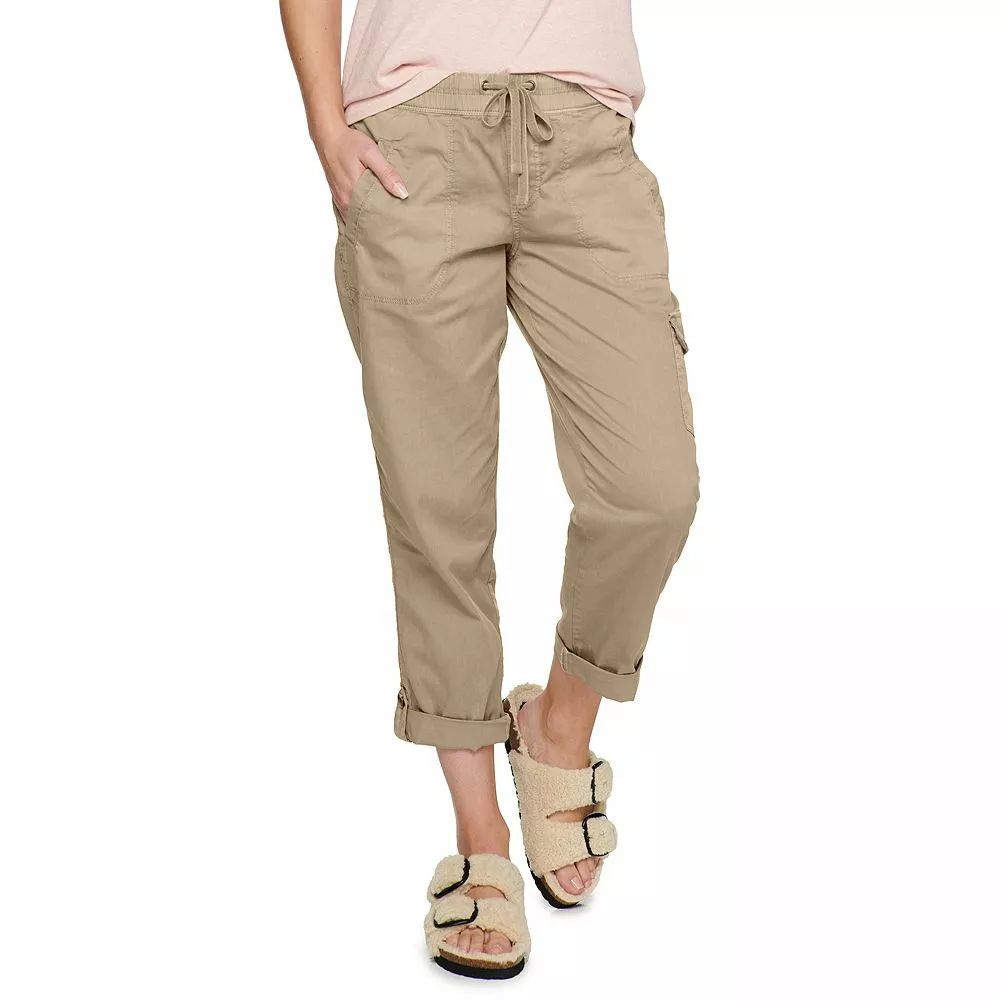 Women's Sonoma Goods For Life® Comfort Waist Utility Capri Pants - Image 2
