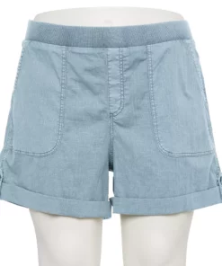 Plus Size Sonoma Goods For Life® Easy Pull-On Utility Shorts