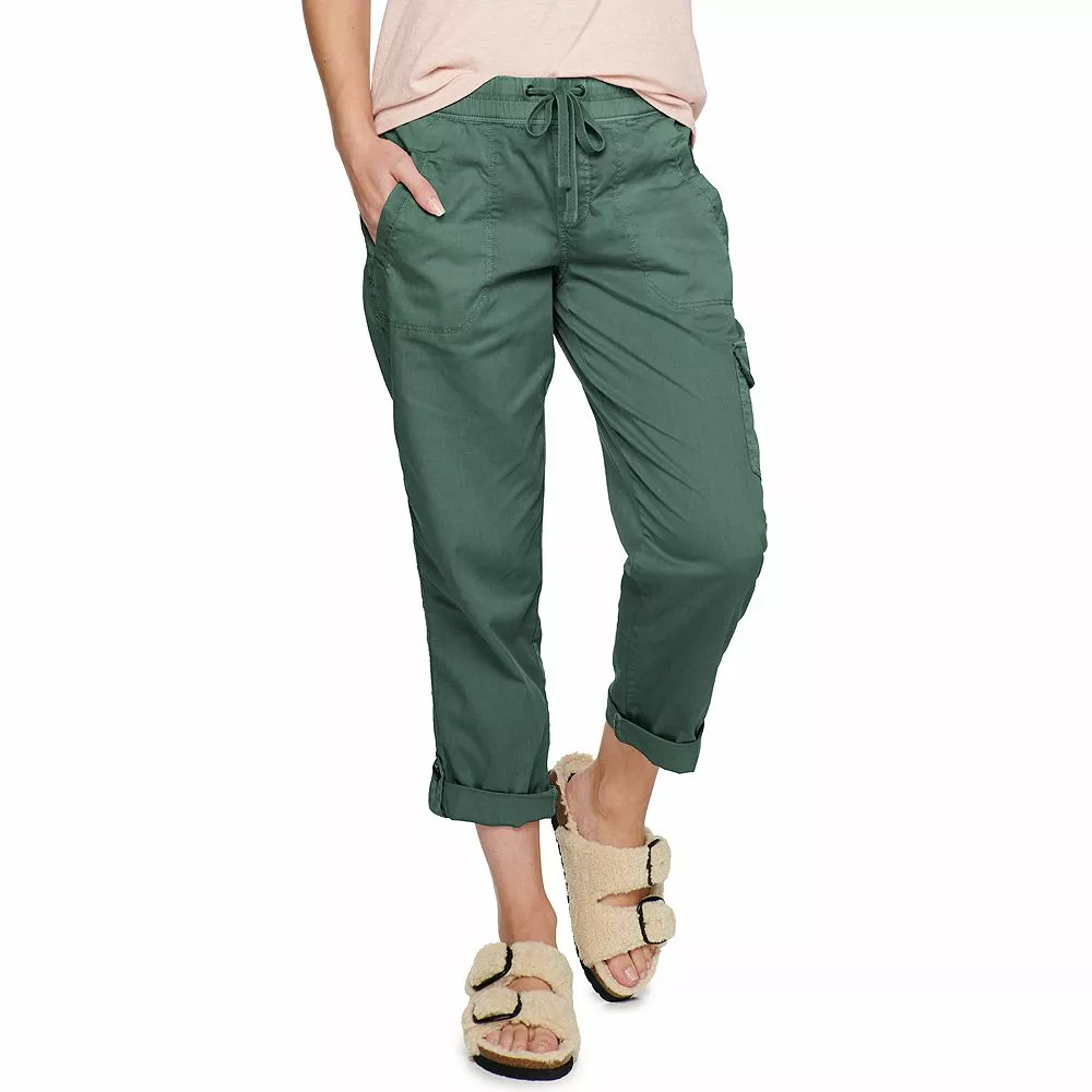 Petite Sonoma Goods For Life® Pull-On Utility Capri Pants - Image 7