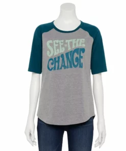 Women's Sonoma Goods For Life® Elbow Sleeve Baseball Graphic Tee