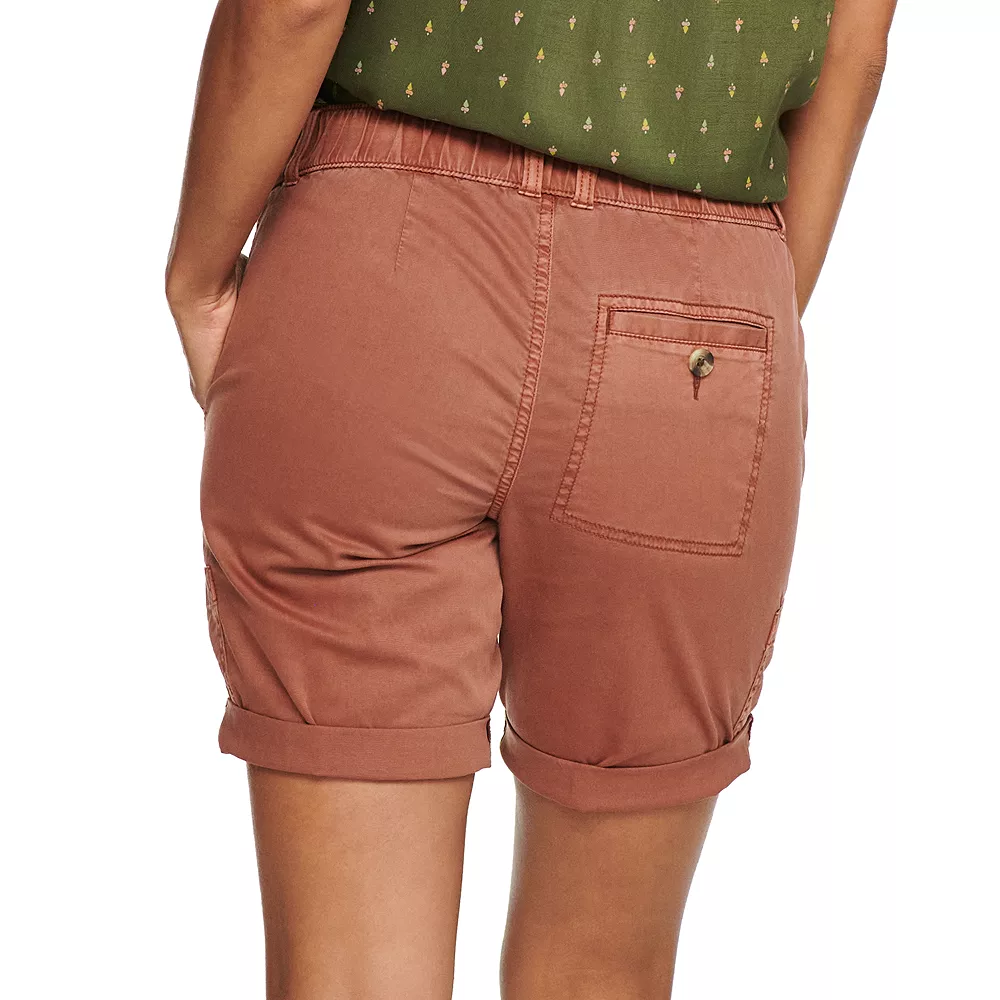 Women's Sonoma Goods For Life® Comfort Waist Utility Bermuda Shorts - Image 11