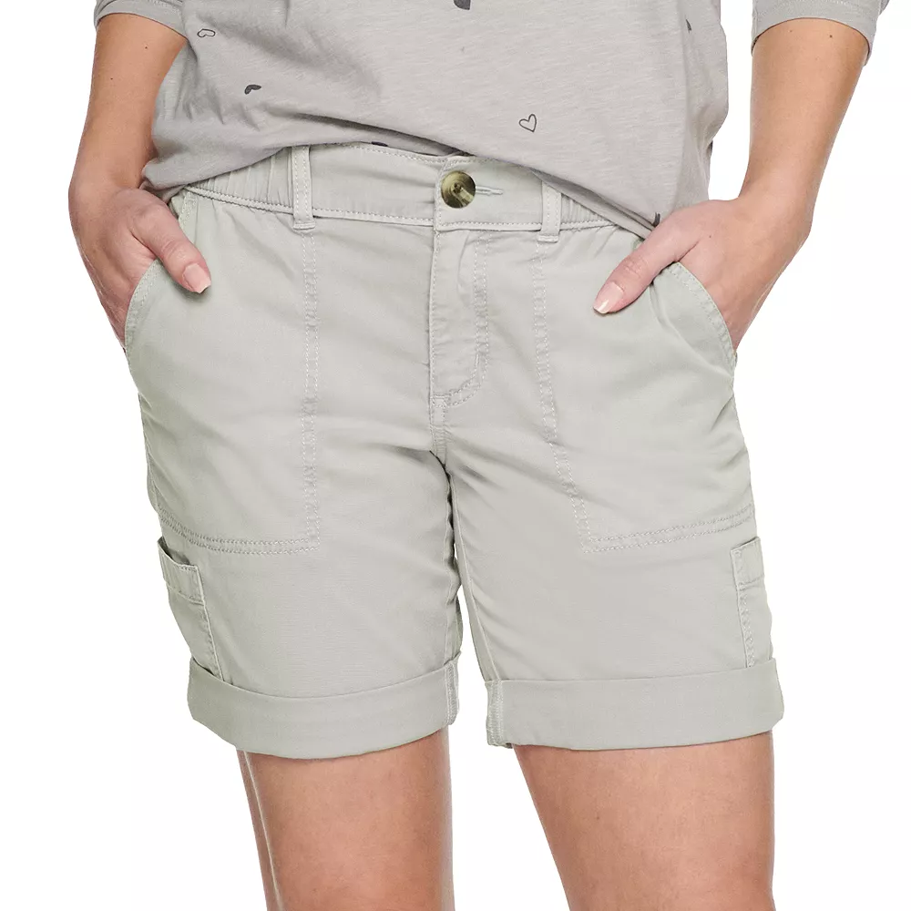 Women's Sonoma Goods For Life® Comfort Waist Utility Bermuda Shorts - Image 7