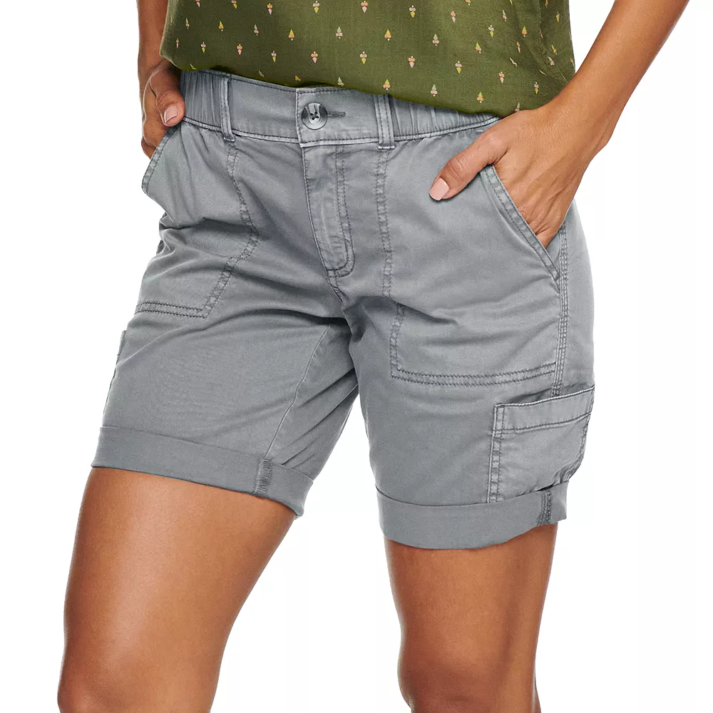 Women's Sonoma Goods For Life® Comfort Waist Utility Bermuda Shorts - Image 5