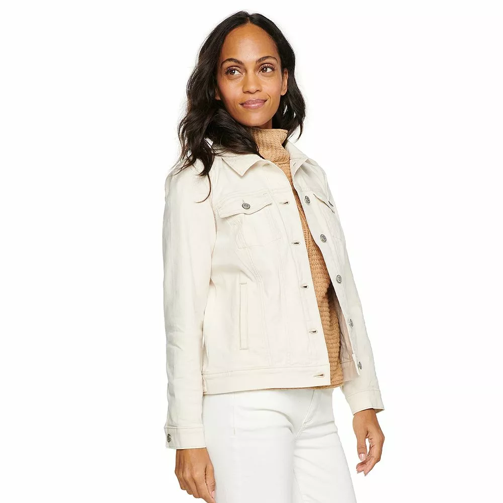 Petite Sonoma Goods For Life® Jean Jacket - Image 3