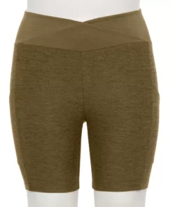 Plus Size Sonoma Goods For Life® Crossover Waist Shorts