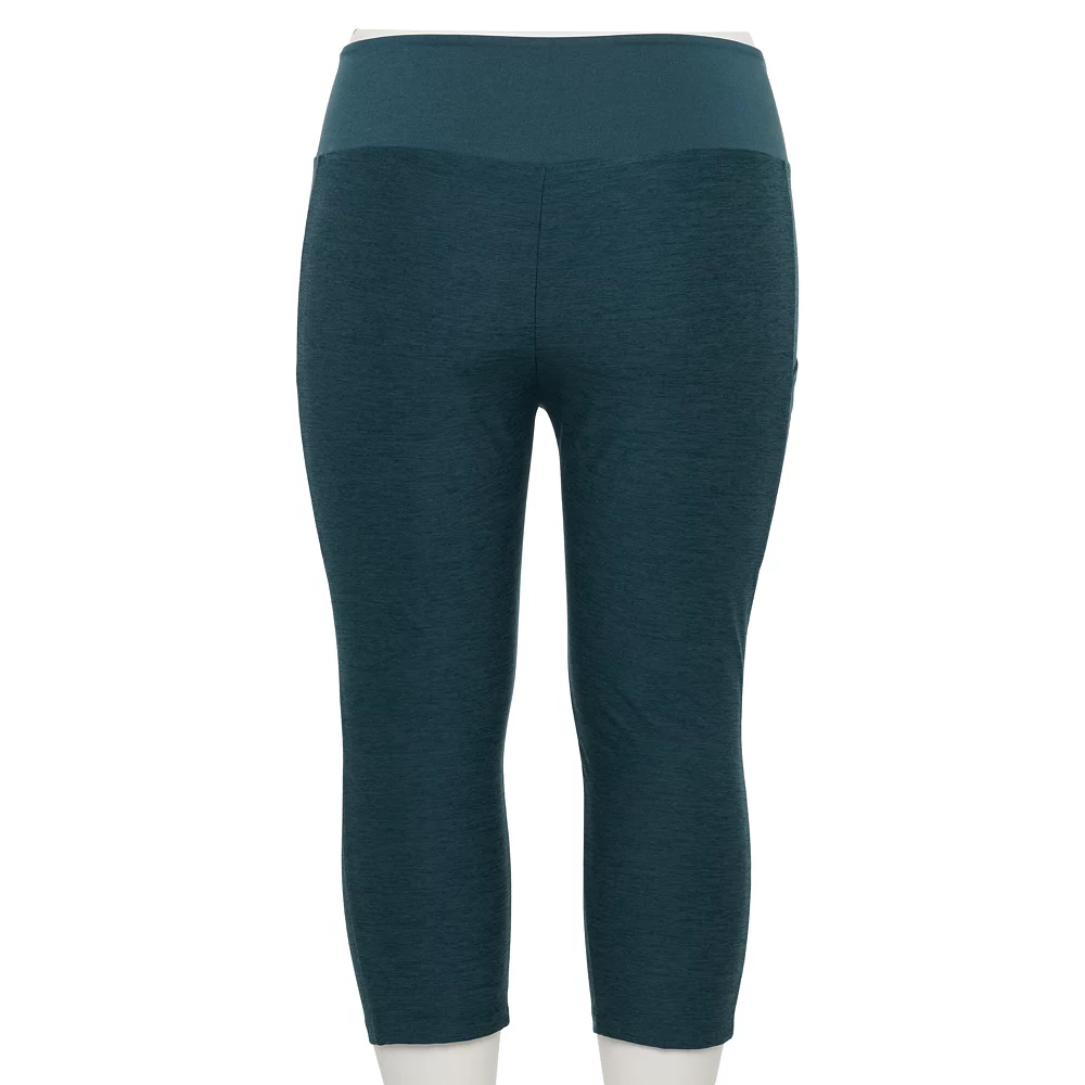 Plus Size Sonoma Goods For Life® Crossover Waist Crop Leggings - Image 5