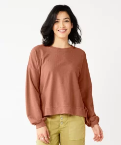 Women's Sonoma Goods For Life® Side Tie Sweatshirt