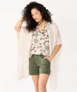 Women's Sonoma Goods For Life® Open Weave Ruana