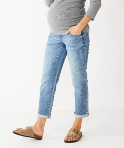Maternity Sonoma Goods For Life® Over-the-Belly Girlfriend Crop Jeans