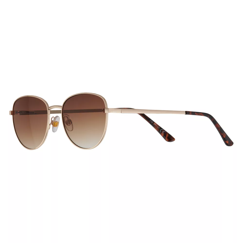 Women's Sonoma Goods For Life® 48mm Metal Round Sunglasses - Image 2