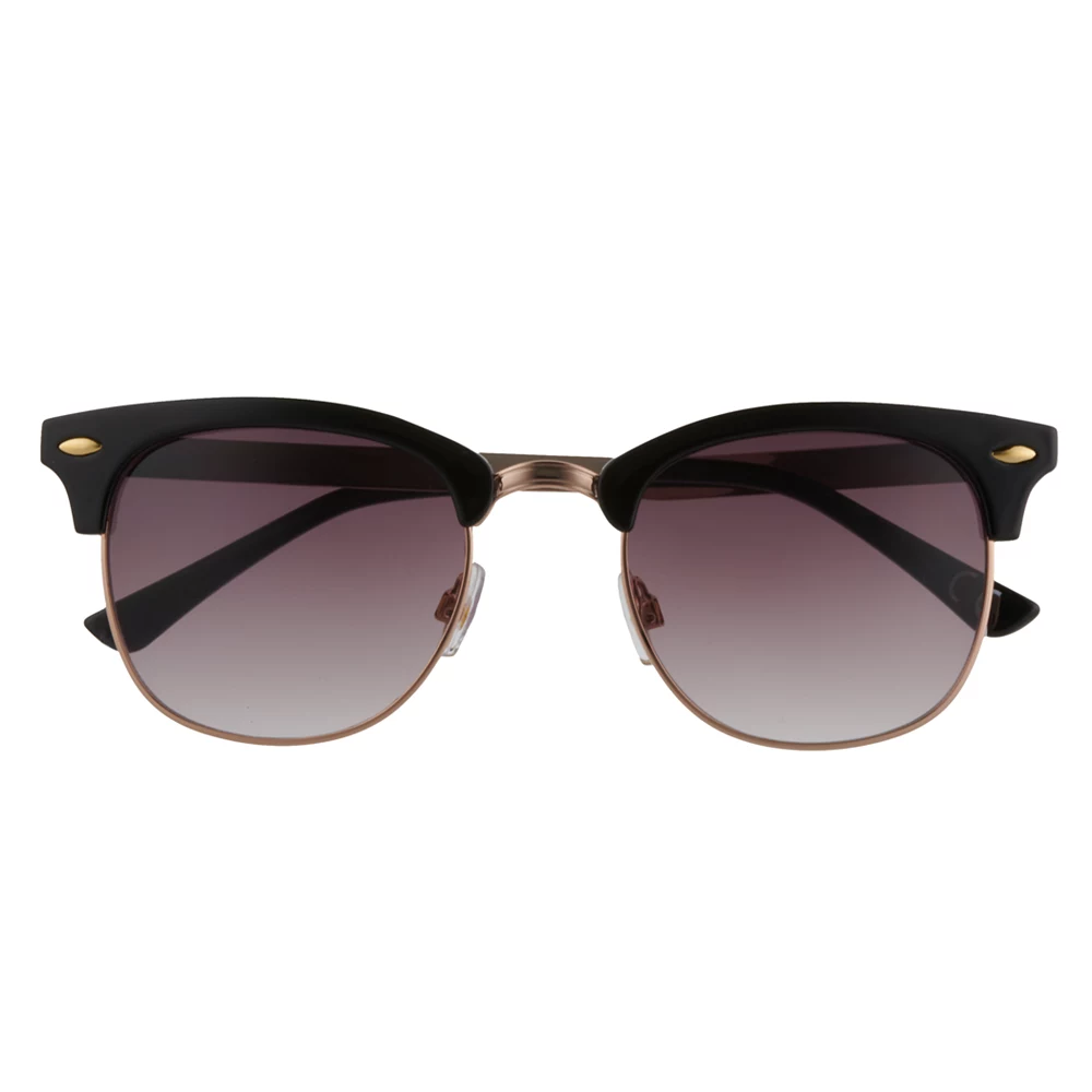 Women's Sonoma Goods For Life® 50mm Round Clubmaster Sunglasses - Image 3