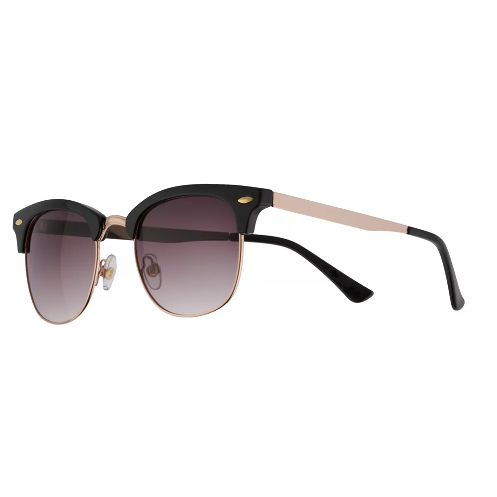Women's Sonoma Goods For Life® 50mm Round Clubmaster Sunglasses