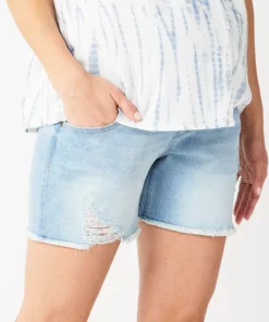Maternity Sonoma Goods For Life® Over-The-Belly Panel Jean Shorts