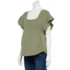 Maternity Sonoma Goods For Life® Squareneck Ruffle Top
