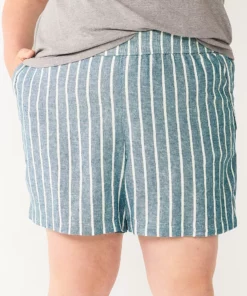 Plus Size Sonoma Goods For Life® Easy Pull-On Shorts