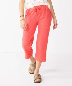 Women's Sonoma Goods For Life® Cropped Lightweight Lounge Pants