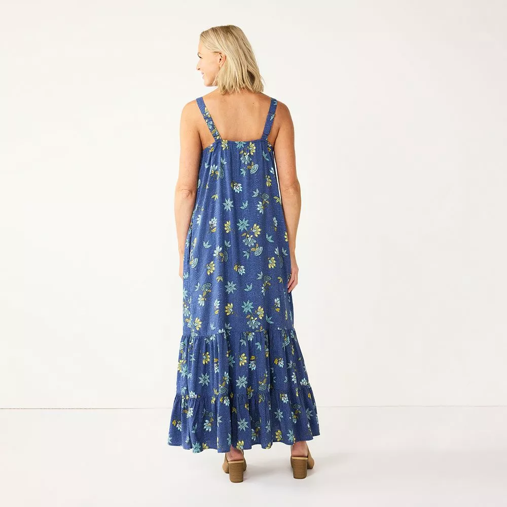 Women's Sonoma Goods For Life® Tiered Maxi Dress - Image 4