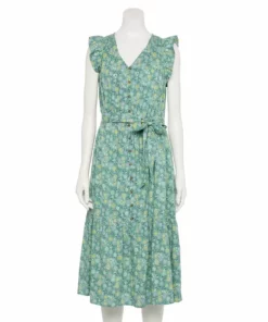 Women's Sonoma Goods For Life® Ruffle Midi Dress