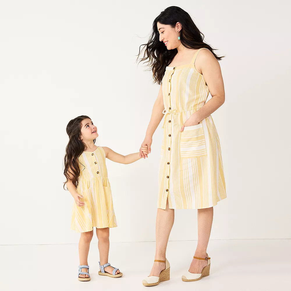 Women's Sonoma Goods For Life® Print Button-Front Tank Dress - Image 3