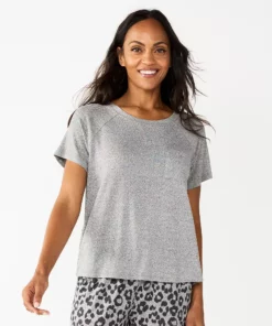 Women's Sonoma Goods For Life® Essential Short Sleeve Pajama Top