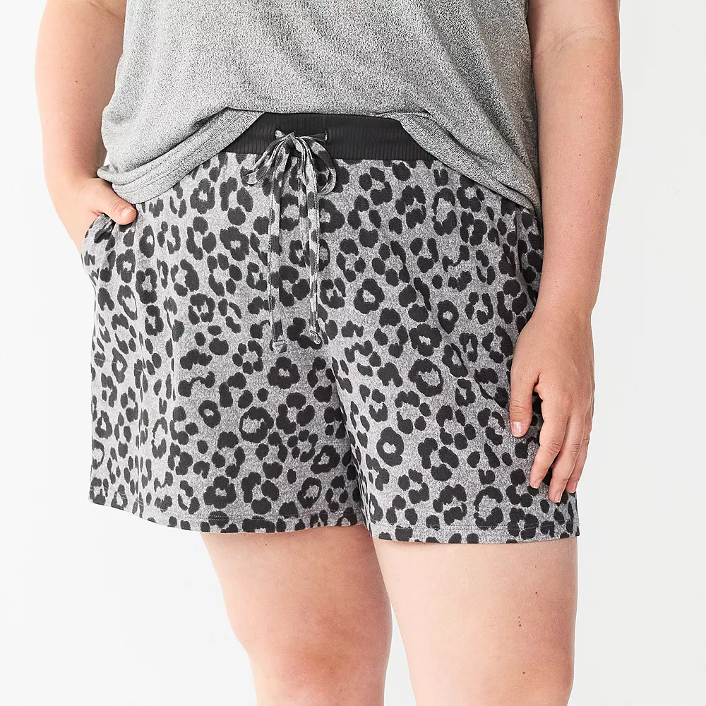 Plus Size Sonoma Goods For Life® Essential Pajama Shorts - Image 2