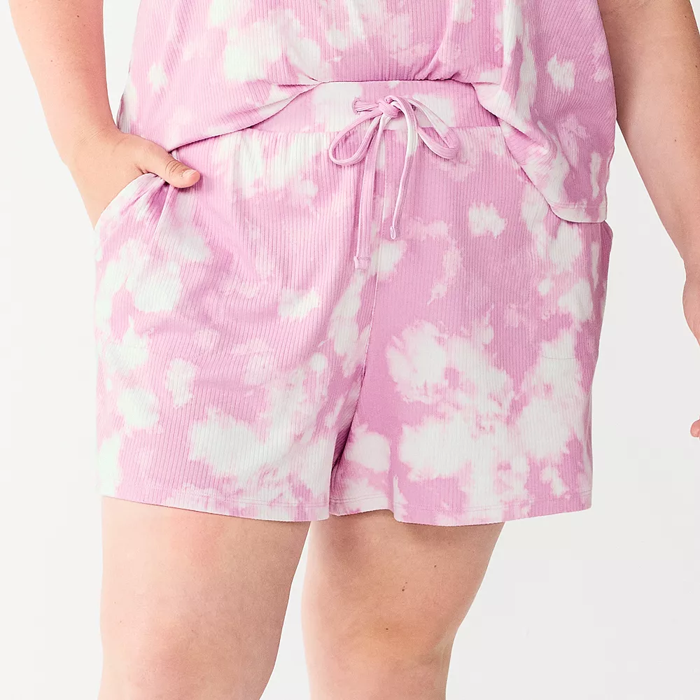 Plus Size Sonoma Goods For Life® Essential Pajama Shorts - Image 3