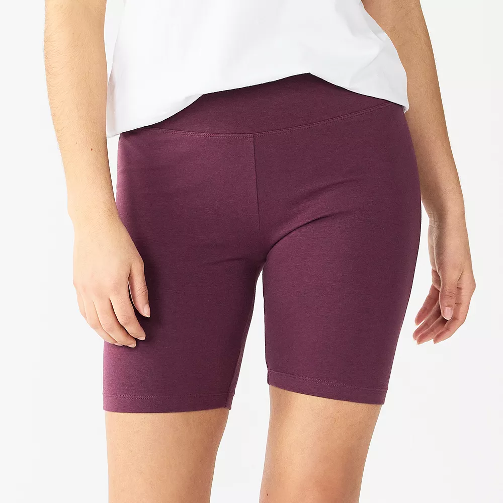 Petite Sonoma Goods For Life® High-Waisted Bike Shorts - Image 3