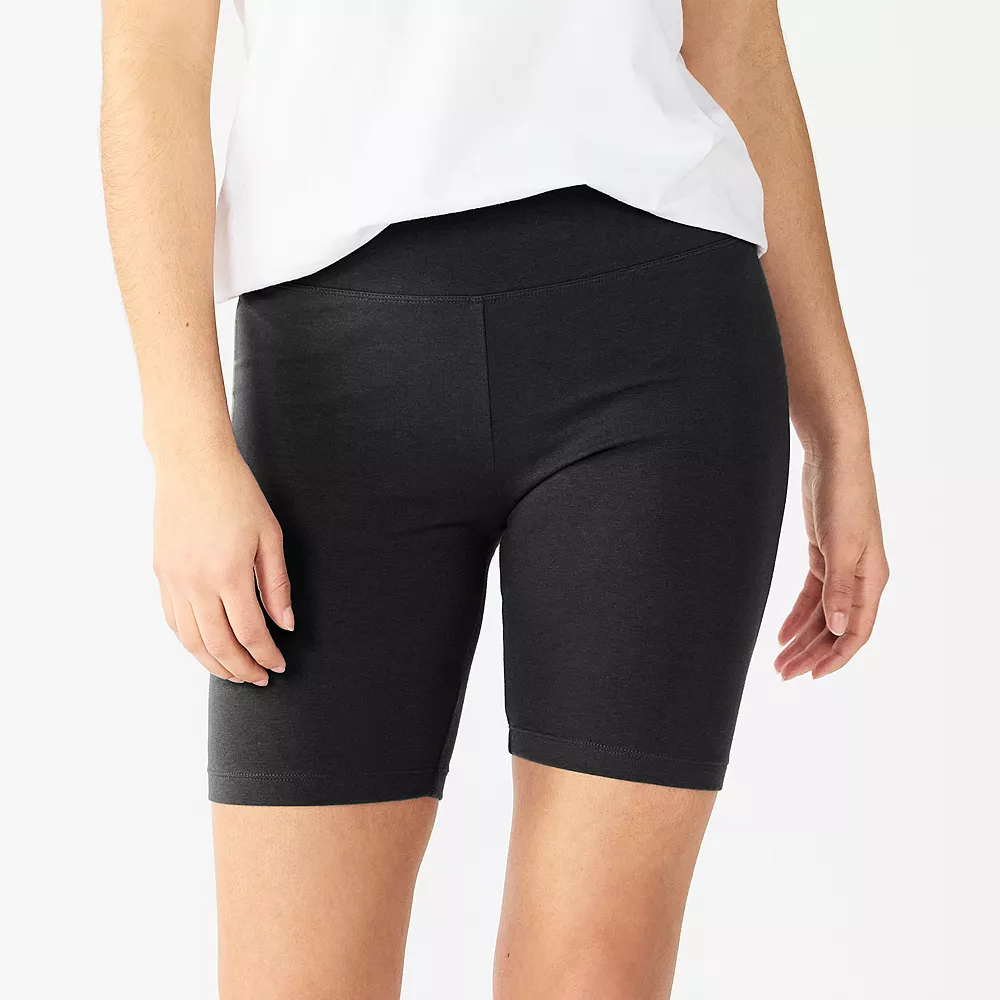 Petite Sonoma Goods For Life® High-Waisted Bike Shorts - Image 2