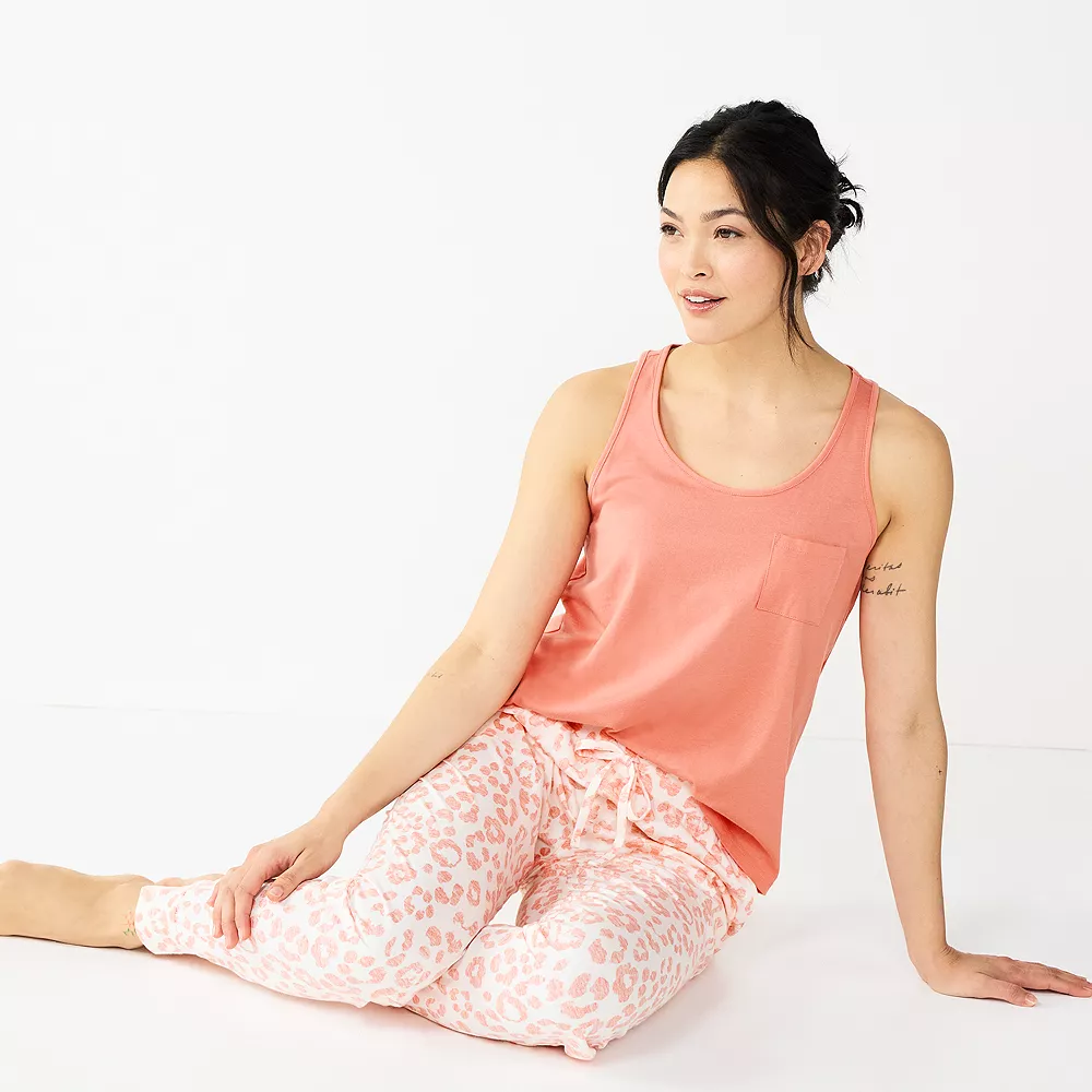 Women's Sonoma Goods For Life® Essential Banded Bottom Pajama Pants - Image 7